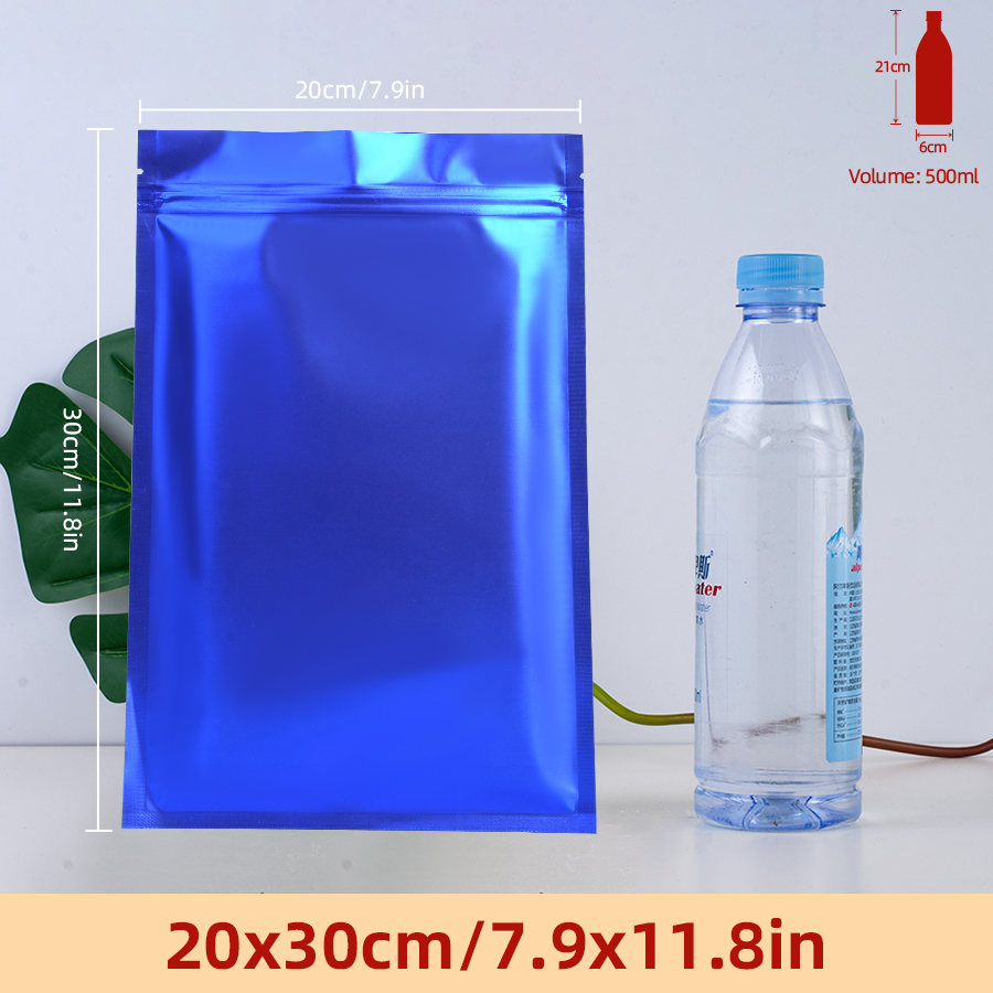 100 Stück matte blaue Folien-R – Food Storage Bags Reusable Bewertung und Preis