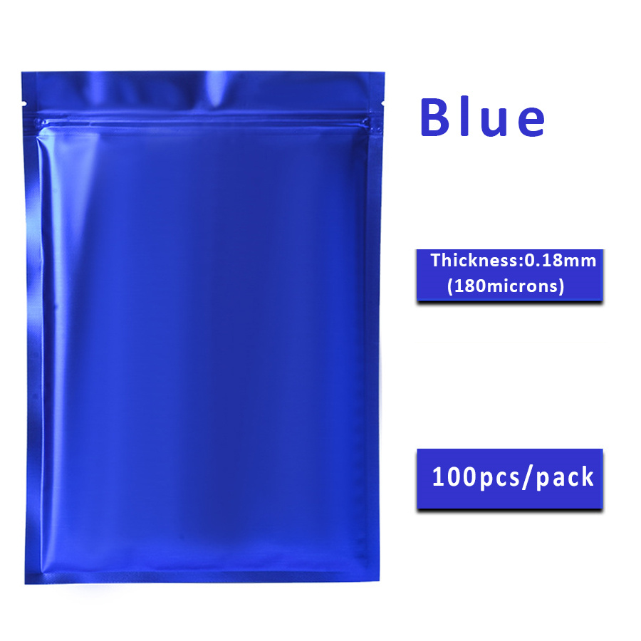100 Stück matte blaue Folien-R – Food Storage Bags Reusable Bewertung und Preis