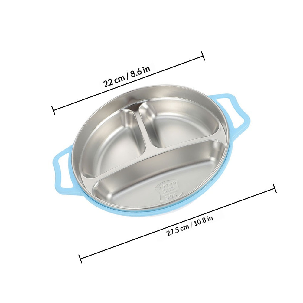 Geteilter Edelstahl-Speisetell – Food Storage With Compartments Bewertung und Preis