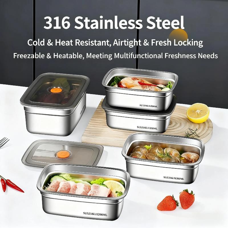Edelstahl-Lunchbox mit Dichtun – Food Storage For Camping Bewertung und Preis