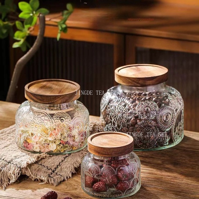 Geprägtes Glas-Vorratsgefäß mi – Food Storage Jars Airtight Bewertung und Preis
