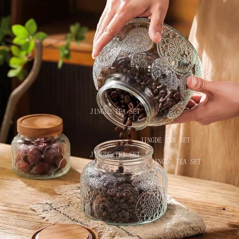 Geprägtes Glas-Vorratsgefäß mi – Food Storage Jars Airtight Bewertung und Preis