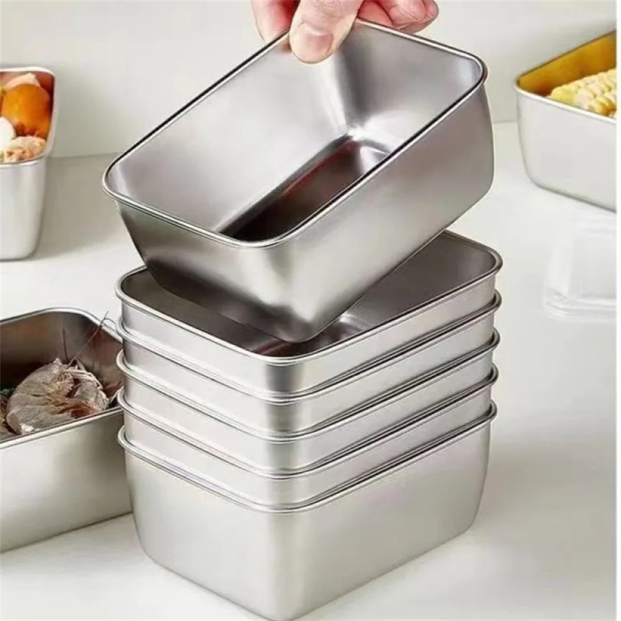 1/3/5 Stück Edelstahl-Aufbewah – Food Storage On Table Bewertung und Preis