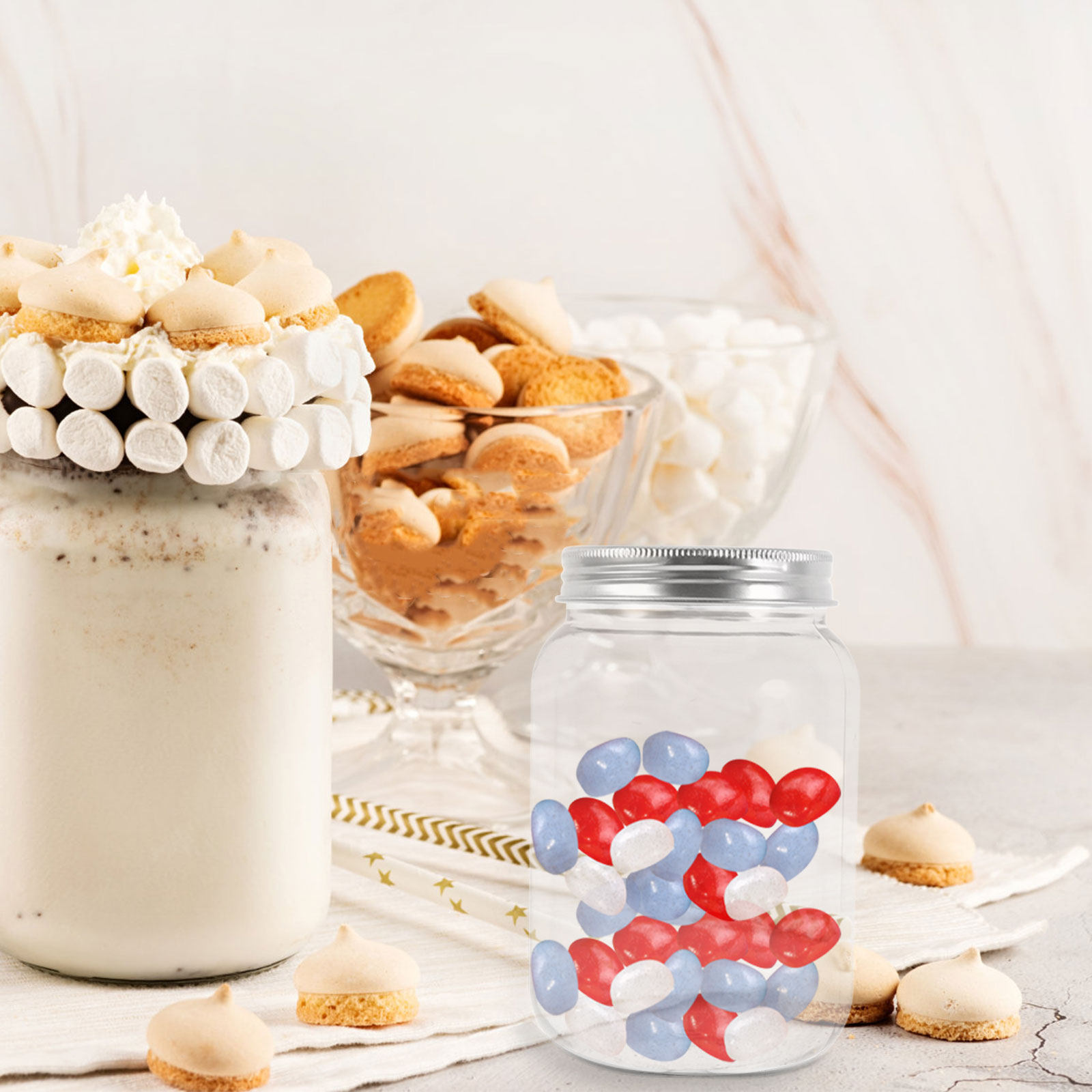 4 Stück durchsichtige Einmachg – Food Storage Jars Airtight Bewertung und Preis
