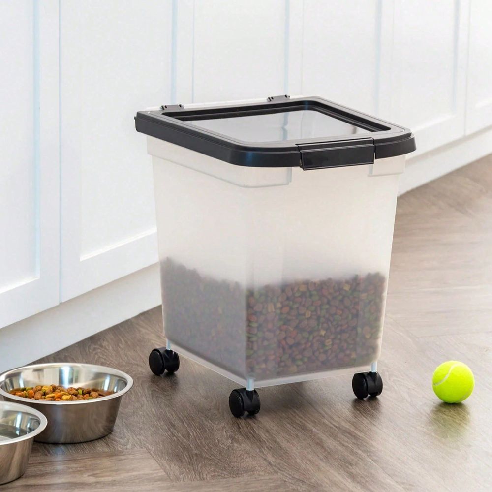 Transparenter Kunststoff-Aufbe – Food Storage With Wheels Bewertung und Preis