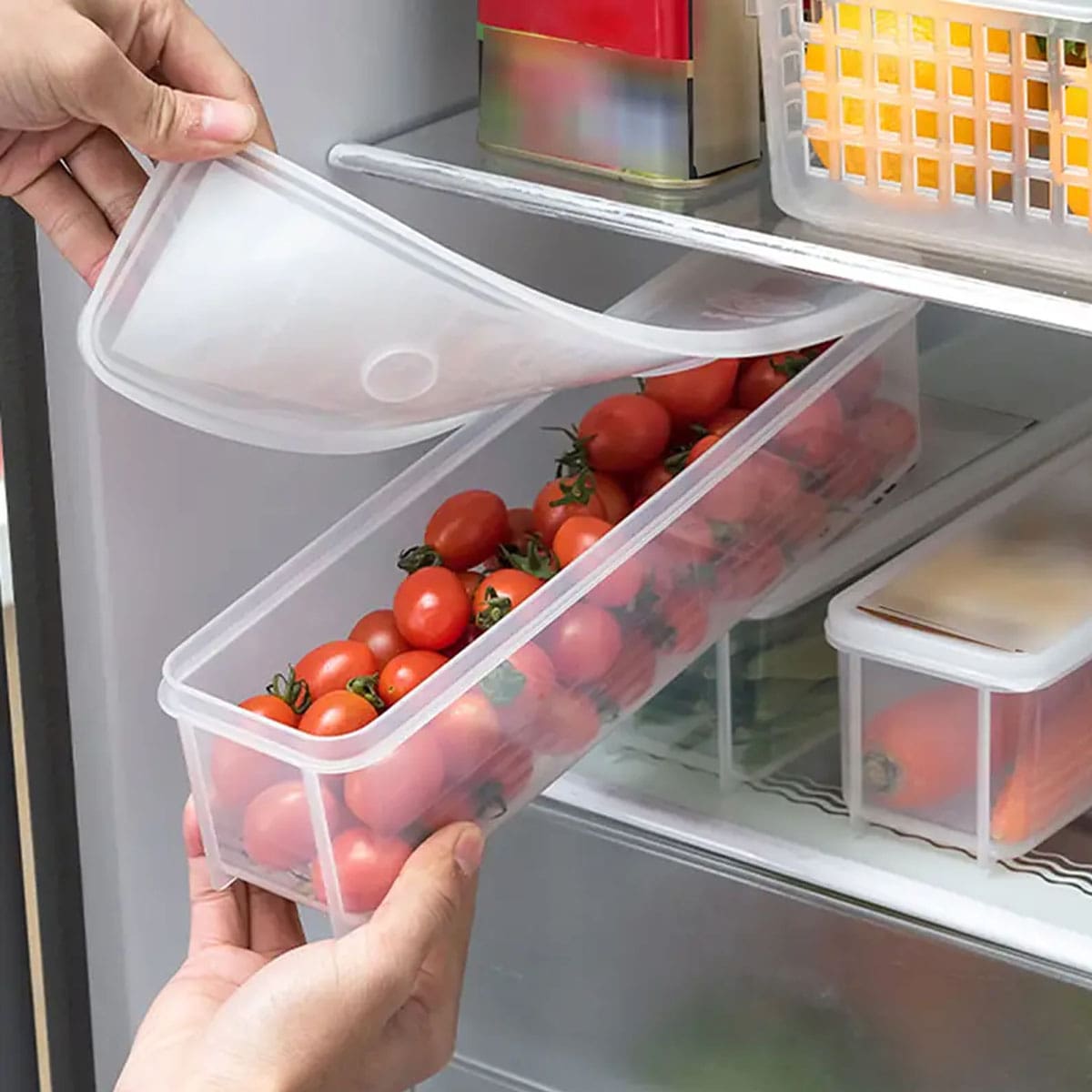1 transparente Kunststoff-Aufb – Food Storage On Table Bewertung und Preis
