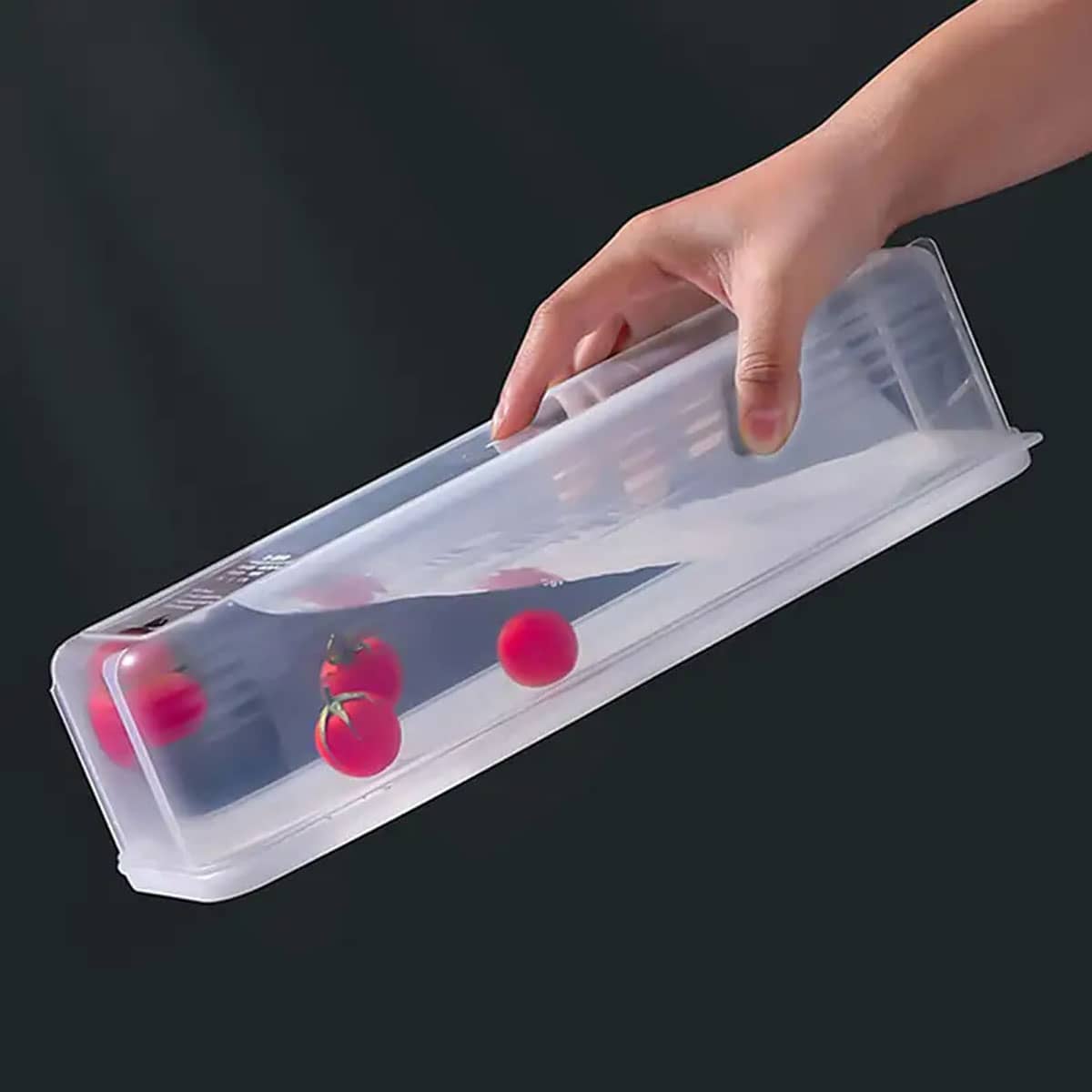 1 transparente Kunststoff-Aufb – Food Storage On Table Bewertung und Preis